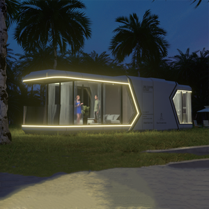 Casa Prefabbricata di Lusso Mobile 20ft/40ft, Cabina Tiny Apple con Cucina e Bagno per Spiaggia - Product Image 6