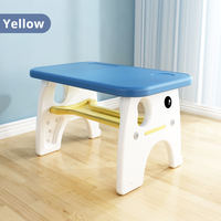 Ensemble table et chaises en plastique pour enfants sur le thème de l'éléphant, 3 couleurs, pliable, bureau d'étude et de dessin, meubles sécuritaires pour enfants, pour la maison et la maternelle