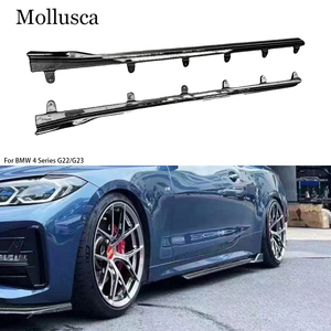 Faldones Laterales Estilo Serie 4 G22/G23, Faldones Laterales de Fibra de Carbono Auténtica, Alerones Laterales 2020-2025 - Product Image 1