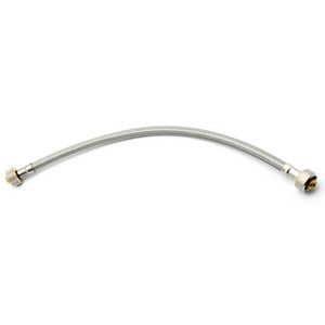 Manguera de Conexión Flexible para Cisterna de 30 cm, Acero Inoxidable, para Uso en Baños - Product Image 1