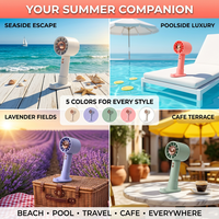 Ventilateur portable de camping LX8868, réglage à 100 niveaux, rechargeable par USB, batterie 1200 mAh, commande par bouton pour usage domestique et extérieur