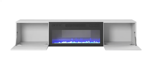 <span class=keywords><strong>Meuble</strong></span> <span class=keywords><strong>TV</strong></span> et support mural pour <span class=keywords><strong>cheminée</strong></span> électrique blanche moderne pour salon et chambre à coucher - Product Image 6