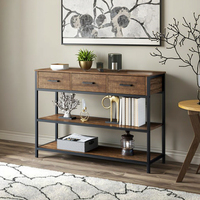 Table console en bois avec un style moderne et luxueux pour le salon ou l'entrée, une élégance intemporelle et magnifique dans votre couloir