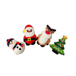 Ensemble de jouets squishy de Noël 2025 - Père Noël et rennes à récupération lente pour soulager le stress des enfants, cadeaux sensoriels souples à presser pour fêtes - Product Image 5