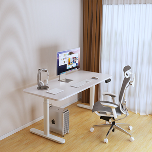 Escritorio de Oficina de Diseño Moderno, Ajustable en Altura, de Roble, Resistente, con Ajuste Eléctrico de Altura, Venta al Por Mayor - Product Image 4