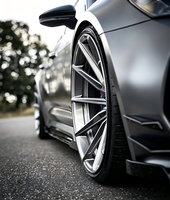 Velg Aluminium Alloy Forged Monoblock Custom Deep Concave Matte Black Baru CF.3 FF R 5x112 5x120 18-22 Inch Audi RS7 untuk E60 F10