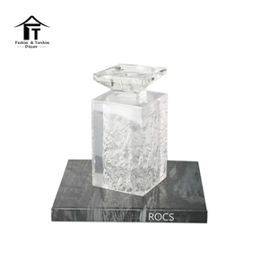 De Lujo restaurantes de estilo decoración de <span class=keywords><strong>la</strong></span> Mesa de resina Pilar arte sostenedor de <span class=keywords><strong>vela</strong></span> palo - Product Image 5