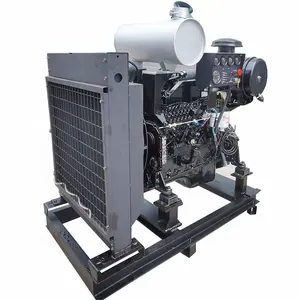 Dongfeng 6 cylinder 4 stroke engine 180HP machinery diesel engine 6BTA5.9 with air filter muffler radiator