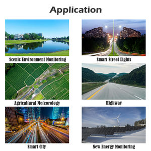 Stasiun cuaca portabel dengan hujan, angin, suhu, radiasi, dan Output 4G untuk pemantauan lingkungan luar ruangan - Product Image 5
