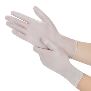 Nitrile Pvc Blended <b>Plastic</b> <b>Gloves</b> 24cm Thickening Waterproof Solid Color For Kitchen Dishwashing Household Chores - Product Image 1