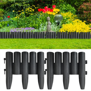 Borde de Césped de Polipropileno Antracita de 389.8 Pulgadas, Juego de 36 Unidades, Modelo D0100HXYX86 para Jardinería y Terrazas - Product Image 2