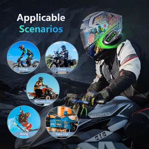 Auriculares Inalámbricos Inteligentes con Función <span class=keywords><strong>de</strong></span> Compartir Música, Resistentes al Agua, con Bluetooth, para Casco, Intercomunicador, Auriculares <span class=keywords><strong>de</strong></span> Largo Alcance - Product Image 6