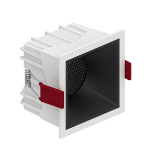 <span class=keywords><strong>3</strong></span> سنوات الضمان Bridgelux 7W 10W 12W العميق مكافحة وهج الجدار غسالة راحة جولة مربع ضوء ساقط من السقف COB LED بقعة ضوء - Product Image 1