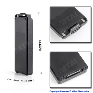 NI-CD/ni-mh batteria senza fili citofono componenti elettronici accessori <span class=keywords><strong>Telecommunicatio</strong></span> 2 vie batteria Radio per Walkie Talkie - Product Image 4