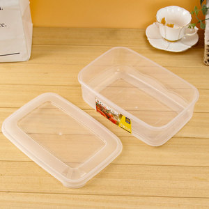 Crisper Home Plastic Food Storage <b>Container</b> Rectangle 6 Piece Set Fruit Vegetable <b>Refrigerator</b> Box - Product Image 3