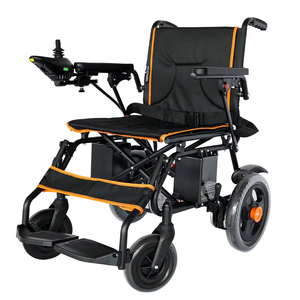 <span class=keywords><strong>Fauteuil</strong></span> <span class=keywords><strong>roulant</strong></span> électrique <span class=keywords><strong>avec</strong></span> batterie au lithium, moteur puissant, ceinture de sécurité, <span class=keywords><strong>guidon</strong></span> réglable, cadre en métal, garantie d'un an - Product Image 1
