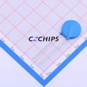 Varistor VDR-14D470K, Componente de Montaje en Orificio (THT), P=7.5mm, Resistencia 93V 38V 30V - Product Image 2