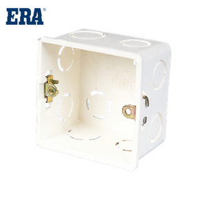 ERA Marca CE Certificado Caja de plástico de PVC Caja de salida eléctrica aislante eléctrica electrónica