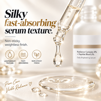 Sérum Visage Exfoliant Doux, Solution Tonifiante pour une Peau Nette, Élimination de l'Acné, Effets Blanchissants et Apaisants