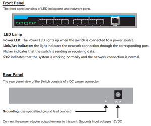 L3 Quản Lý 10g chuyển đổi Ethernet 8x10GB SFP + Realtek Chipset IPv4/IPv6 Dual-Stack SNMP QoS FCC CE ROHS tương lai Tương Thích Mạng - Product Image 4