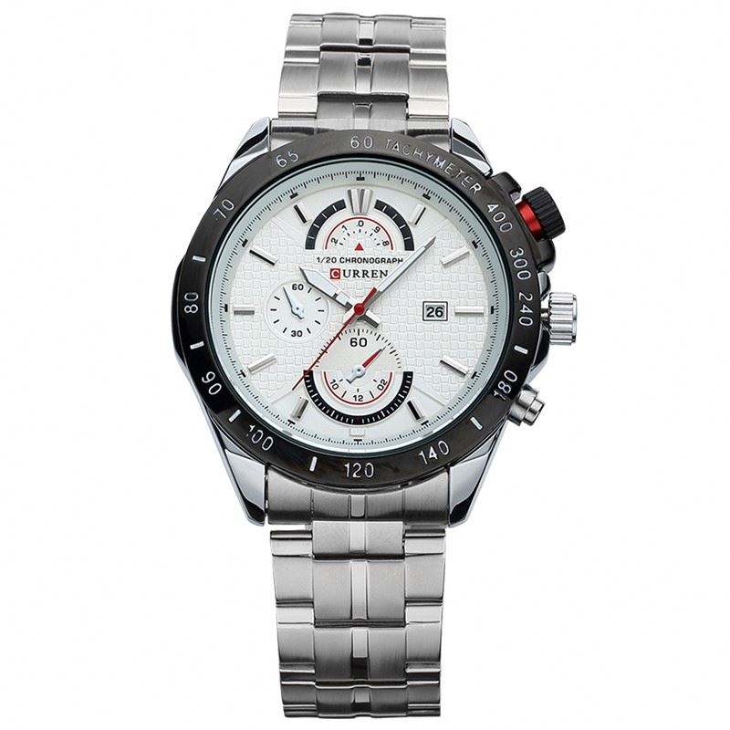 CURREN 8148 Men's Quartz Watch – Stylish Stainless Steel Strap