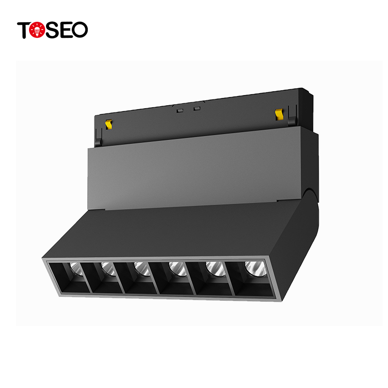 IP20 48v Magnetic Led Track Light Adjustable Led Track Surface Mounted