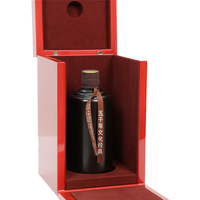 Cajas de vino de madera lacada biodegradable elegante con revestimiento UV laminado mate grabado directo del fabricante para whisky