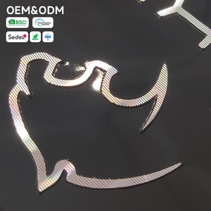 <span class=keywords><strong>Plaque</strong></span> de nom en métal personnalisée, rectangle aux coins arrondis, noir et argent, texture brossée, découpe CNC 3D en diamant - Product Image 2