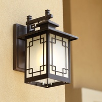Applique Murale LED Extérieure Moderne Créative Rétro, Étanche IP65, Base en Aluminium, Blanc Chaud Doux 2700K, Durée de Vie 50000 Heures, Idéale pour l'Éclairage Public