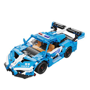 シティクラシックプルバックスーパースポーツカーテクニカルダイブリックセットが生きているレーシングカーおもちゃビルディングブロック子供 - Product Image 1