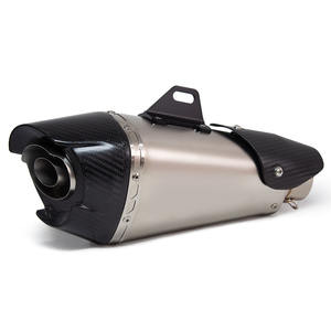 Modificación de <span class=keywords><strong>Escape</strong></span> para Motocicleta, Silenciador Universal AT2 de 60 mm con DB Killer para MT09 XSR700 RS660 CBR650R GSXR750 <span class=keywords><strong>Z900</strong></span> - Product Image 1