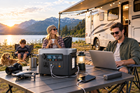 Centrale Électrique Portable OEM 1500W-2000W, Générateur Solaire 1700Wh à Onde Sinusoïdale Pure pour Camping, VR, Voyage et Usage Domestique 220V