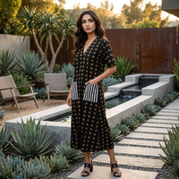 Robe imprimée ample à pois, style européen et américain, tendance, pour femme, grande taille, nouvelle collection été 2026