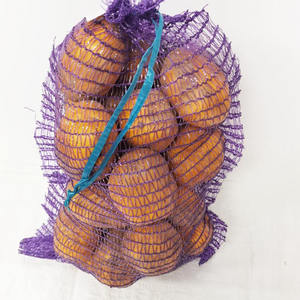 Chian Manufacturer 50*80cm 25kg 30kg <b>Fruit</b> Vegetables <b>Net</b> Sack Pe Raschel Mesh Bag For Potato Onion Vegetables Packaging - Product Image 4