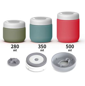 Lonchera Térmica de Acero Inoxidable con Aislamiento al Vacío, Estilo Moderno, para Niños - Product Image 2