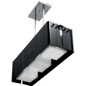 Lámpara de techo cuadrada ROBERTA 30W con 6000K y 4000K CCT acrílico negro/cromo Control remoto IP44 para el hogar Oficina sala de estar - Product Image 1