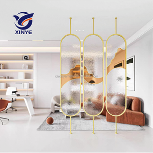 Waterproof Stainless Steel Glass <strong>Partition</strong> Metal <strong>Screens</strong> Divider Panel Manufacturers' Design for Brand Shop Engineering Curve - Product Image 6