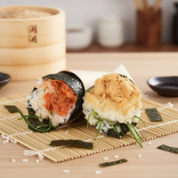 Plateau en bois pour servir les rouleaux de sushi et les bateaux de sushi, boîte à rouleaux de sushi