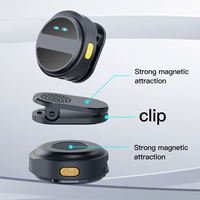 Micro numérique magnétique original SX21 Microphone Lavalier à collier sans fil pour iPhone Android pour l'enregistrement vidéo de contenu YouTube