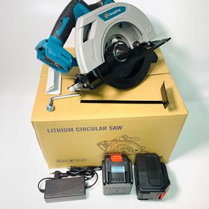 7 Inches Brushless Lithium Circular Saw 185mm Rechargeable Cordless Circular Saws Portable Ceramic Tile <b>Cutting</b> <b>Machine</b> - Product Image 6