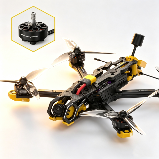SpeedyBee 2306.5 1800KV 6S FPV Brushless Motor 721W 4mm Shaft for 5 Inch Freestyle Cinematic Quadcopter Drone Power Spare Parts