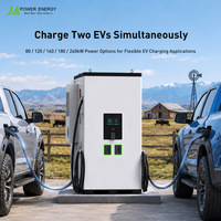 Système de stockage d'énergie par batterie 60KW 215KWH JApower tout-en-un avec onduleur hybride Solis 120KW Chargeur rapide DC C&I