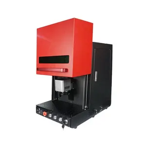 50W Metal Fiber Laser Marking Machine For Stainless Steel Gold Silver Aluminum SS