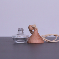 Quantité minimale de commande personnalisé vide 5Ml 6Ml 8Ml 10Ml parfum de voiture vide gel bouteilles transparentes suspendues diffuseur de parfum de voiture bouteille 7ml