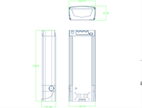 DAJINGANG 36V48V52V 10AH20AH boîte vide boîtier de batterie Ebike 117 pièces support arrière haute capacité vélo électrique boîtier de batterie au Lithium