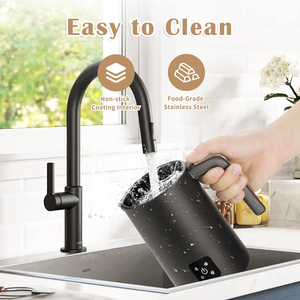 סיטונאי 4 ב-1 מקציף חלב מקציף חלב חשמלי מקציף קצף מכונת מקציף חלב חשמלי אוטומטי מסחרי - Product Image 5