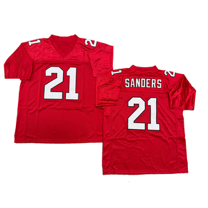 Camiseta de Rugby Estilo Vintage para Hombre, Cosida, Brett Favre, Michael <span class=keywords><strong>Vick</strong></span>, Steve Bartkowski, Deion Sanders, Tallas S-3XL, Envío Rápido - Product Image 5
