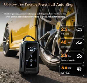 150psi usb ו <span class=keywords><strong>dc</strong></span> שימוש כפול צמיג רכב נייד מתנפחים מדחס משאבת רכב צמיג עם משאבת אוויר בנקאית כוח - Product Image 3