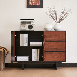 Great Quality Eco-Friendly Antique Solid Wood Multi-function <b>Sideboard</b> Living Room <b>Storage</b> Cabinet With 1 Year Warranty K102 - Product Image 2