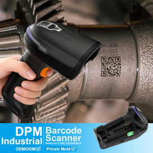 Escáner de Código de Barras Industrial Portátil <span class=keywords><strong>Ocr</strong></span> Mrz Ip65 con Base, Lector de Códigos de Barras 2D, Escáner de Códigos QR, Pistola de Escaneo Inalámbrica - Product Image 1